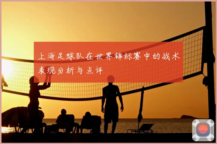 上海足球队在世界锦标赛中的战术表现分析与点评