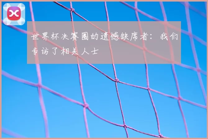 世界杯决赛圈的遗憾缺席者：我们专访了相关人士
