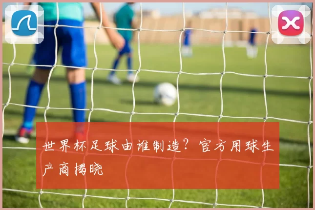 世界杯足球由谁制造？官方用球生产商揭晓